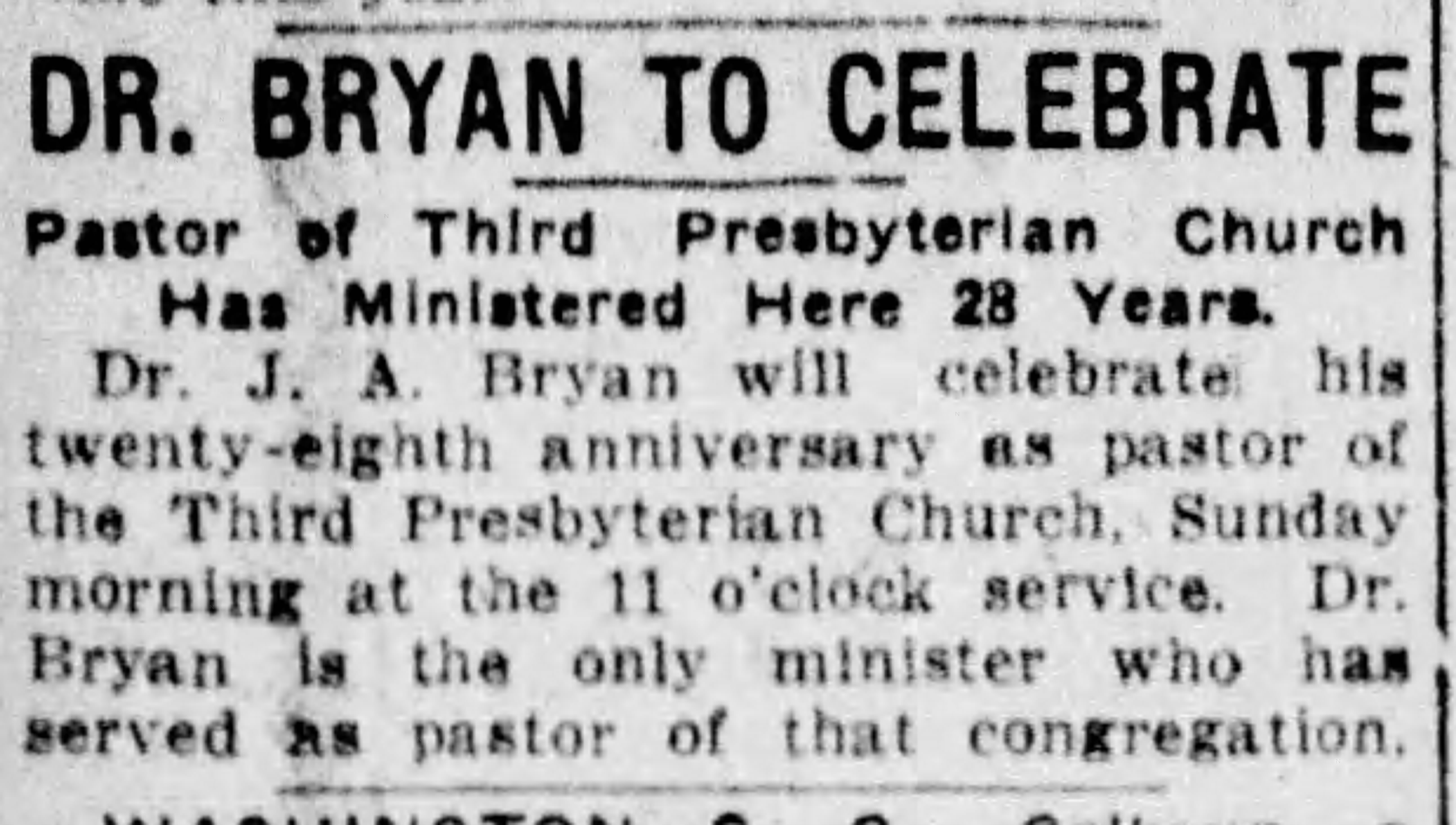 Dr. Bryan To Celebrate